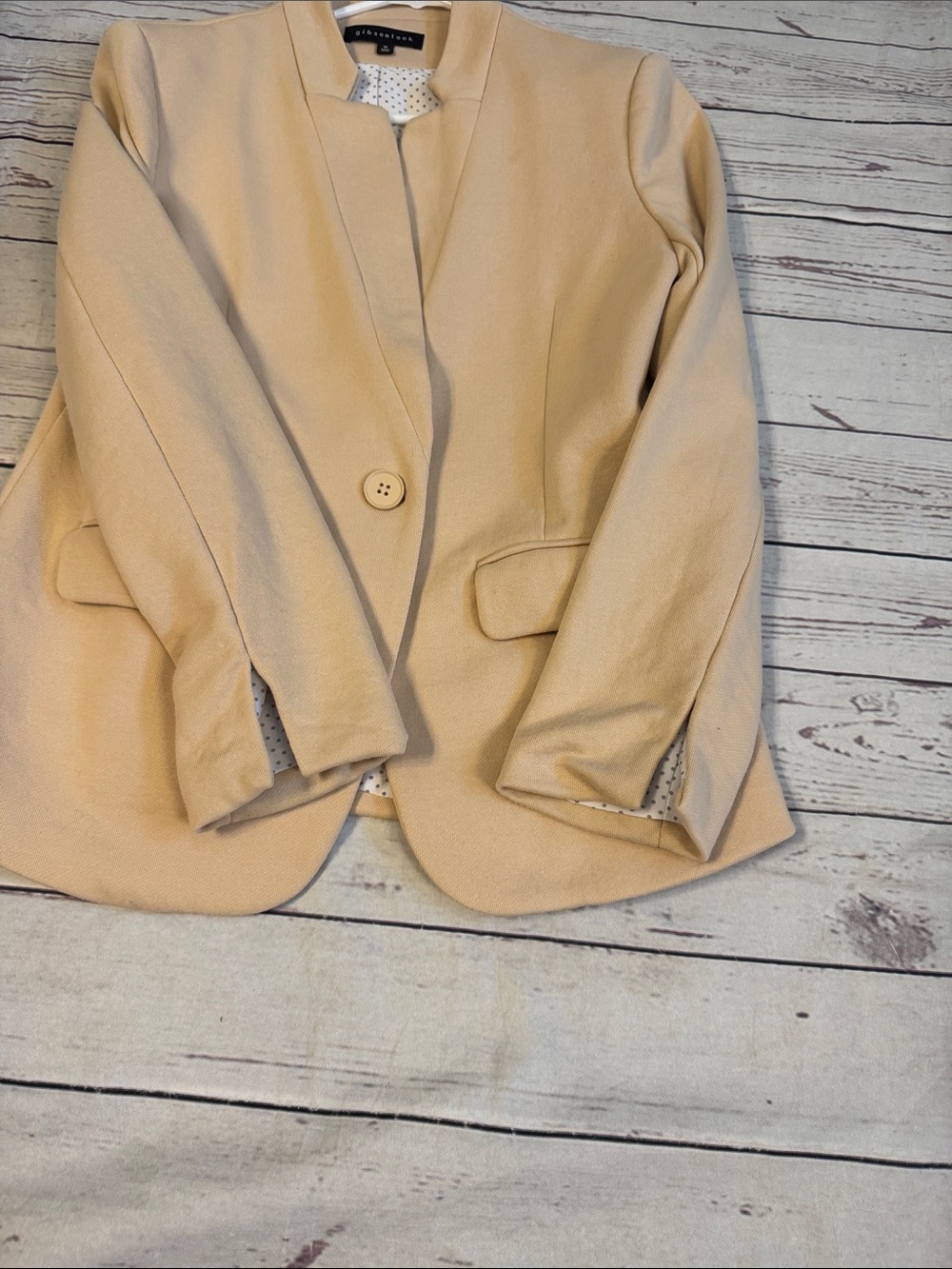 Gibson Look Notch Collar Blazer - Picture 13 of 14